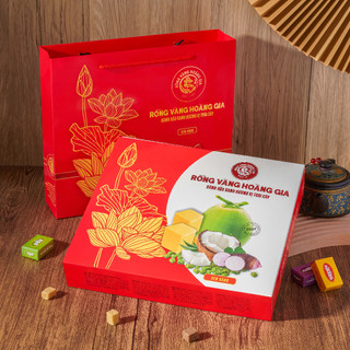 Bánh Đậu Xanh Trái Cây Sen Vàng 600g - Quà tặng tình thân - Đặc Sản Hải Dương