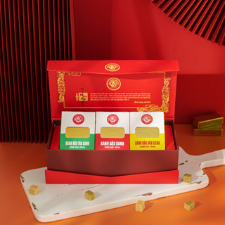 Bánh Đậu Xanh Tiến Vua Cao Cấp 510g Mix 3 Vị - Rồng Vàng Hoàng Gia