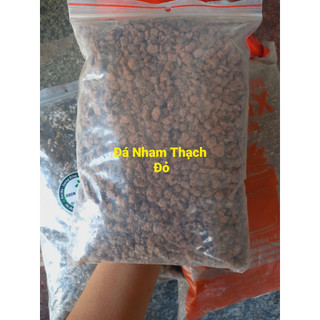 Đá nham thạch đỏ trồng sen đá