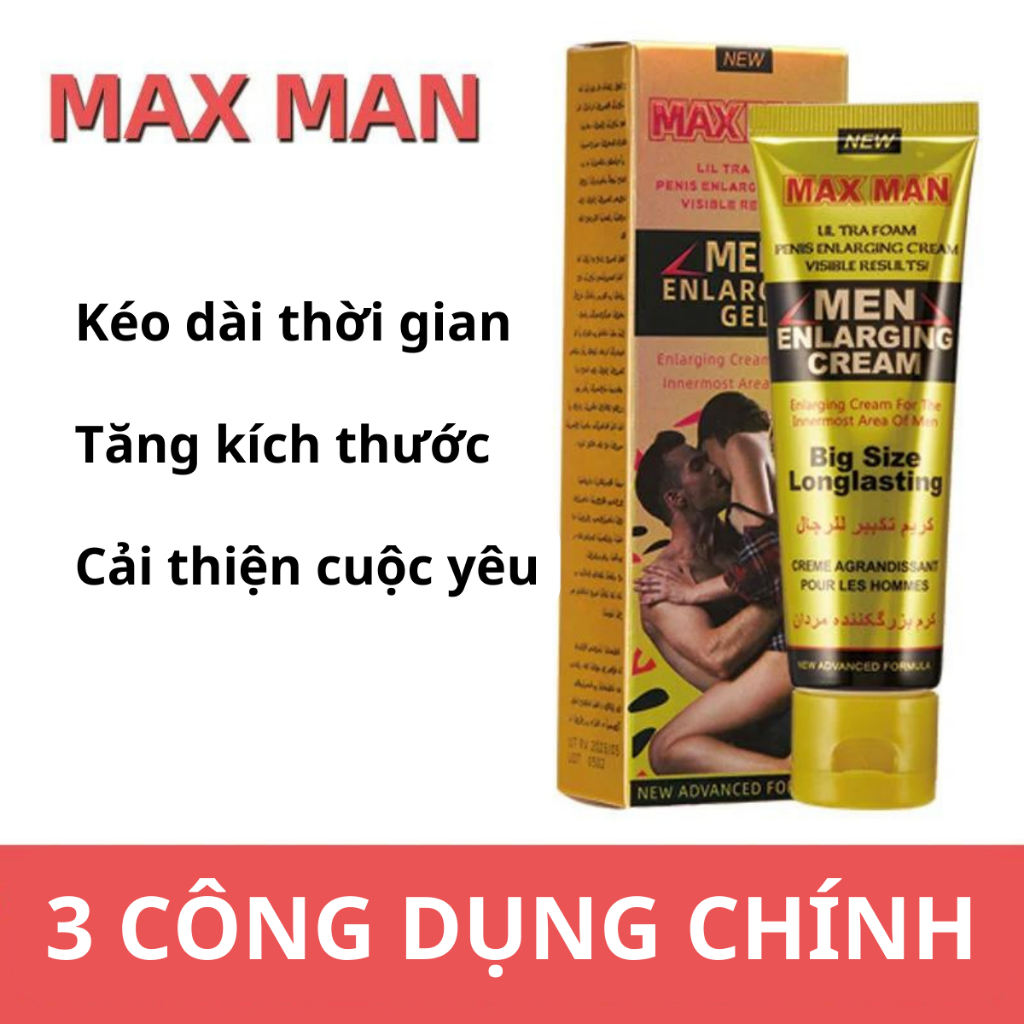 Kem massage tăng kích thước kem tăng kích thước kéo dàI thờI gian cuộc yêu