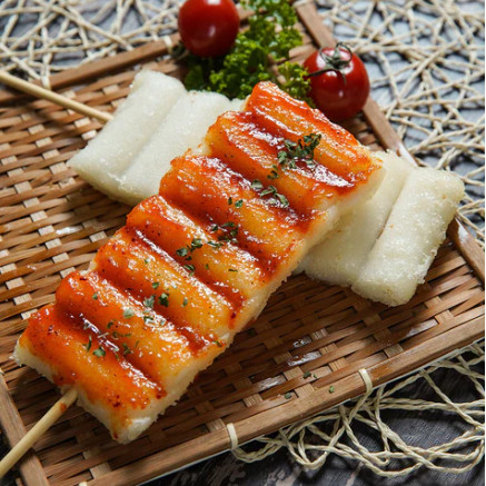 Bánh gạo Tokbokki  Hàn Quốc dạng thỏi xiên 1kg