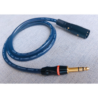 Dây Canon đực ra 6 ly stereo loại tốt - Dây tín hiệu âm thanh đầu jack Canon ra 6ly - Phố Nhạc