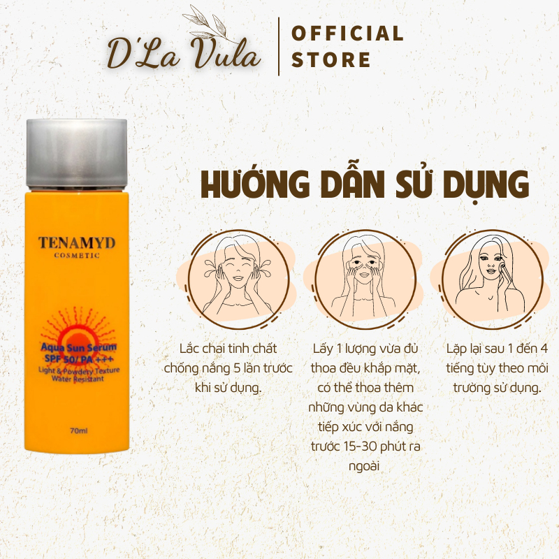 Tinh Chất chống nắng Tenamyd Aqua Sun Serum SPF 50