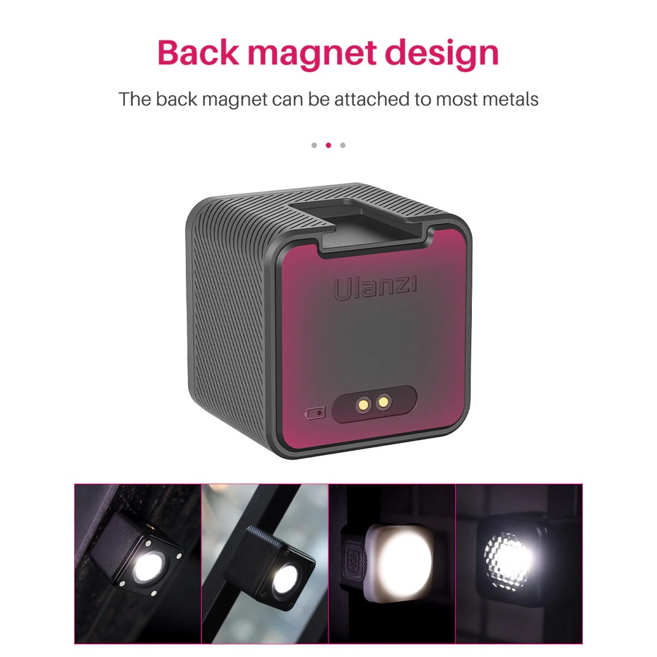 ULANZI L2  - Đèn LED Mini Chống Thấm Nước - Hàng Chính Hãng
