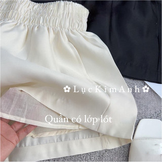 [𝗞𝗶𝗺 𝗔𝗻𝗵 ✿] Quần Short Tafta Cao Cấp (Có Sẵn) 🍂