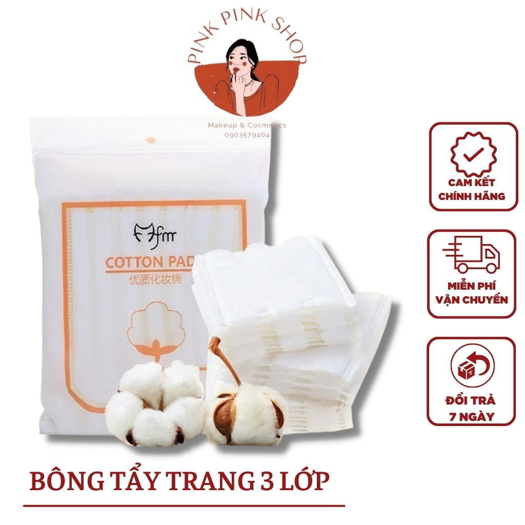 Nữa Bịch Bông tẩy Trang Cotton 111 Miếng