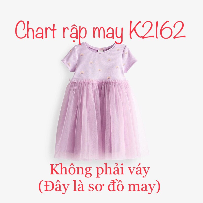 Rập Váy Công Chúa Little Maven Bé Gái Mã K2162