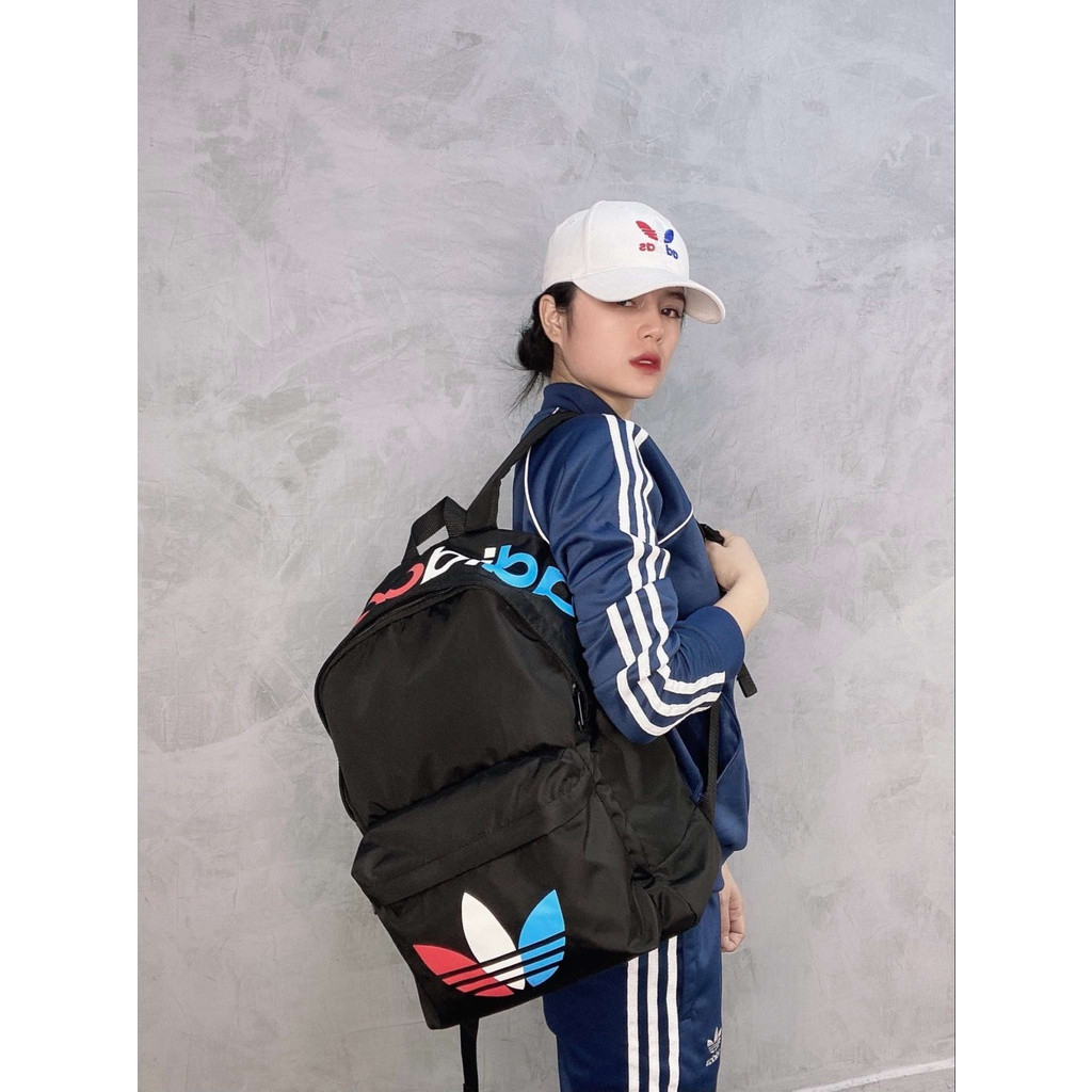 Balo adidas Originals Adicolor Black Tricolor Classic Backpack GN4957 màu Đen | PiuPiu Authentic