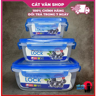 Hộp bảo quản lock&lock sound lock dung tích 240ml đến 1.5l hình chữ nhật lep552 lep511 lep531 lep532 lep551