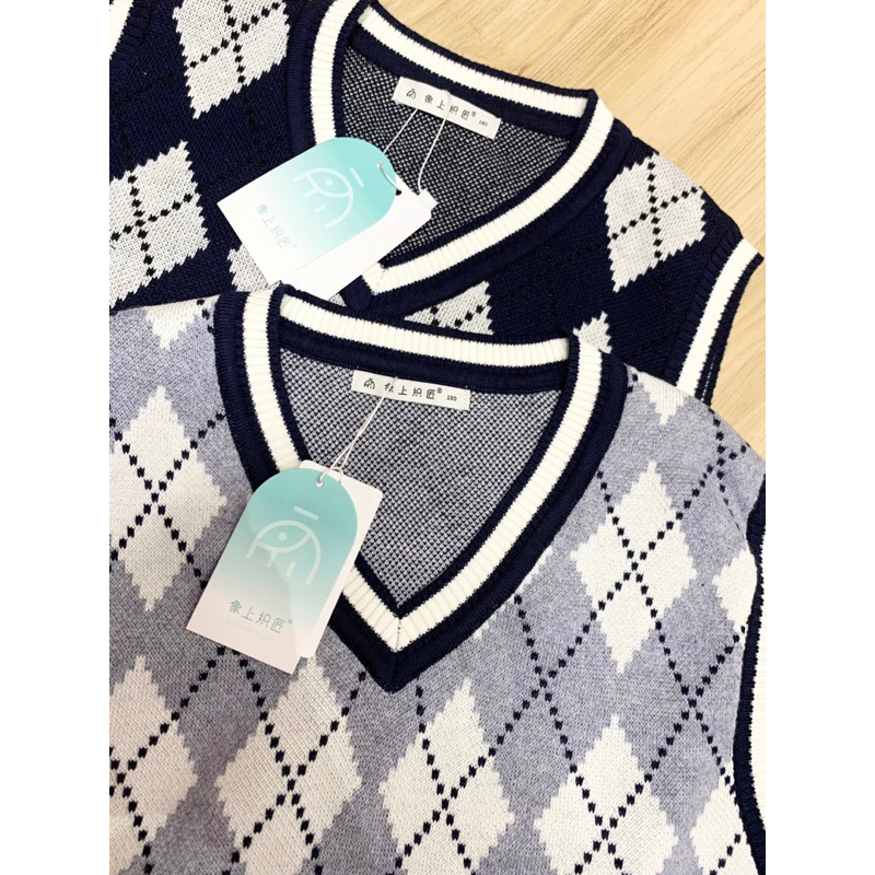 Áo gile len bé trai bé gái đại 110-180