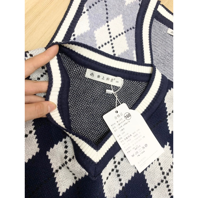 Áo gile len bé trai bé gái đại 110-180