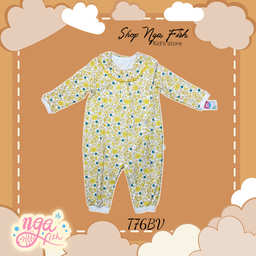 Body dài Minou xuất hàn bé gái dễ thương Nga Fish T76BV