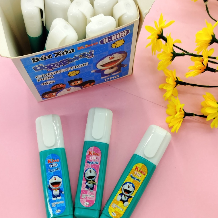 Bút Xóa Nước - Hộp 12 Chiếc Bút Xoá Nước King D-009