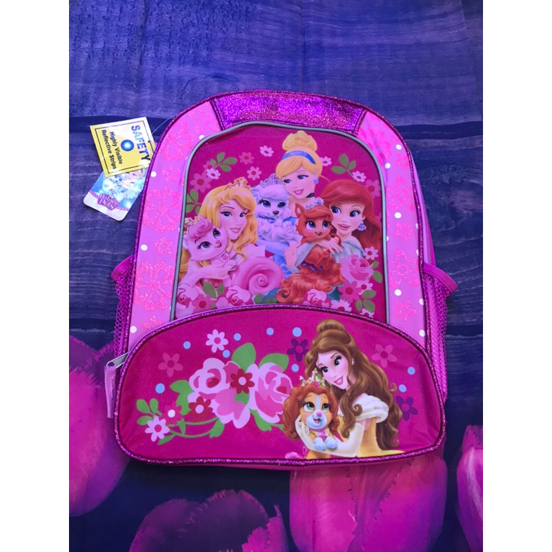Balo công chúa Disney màu hồng cho bé gái tiểu học, hàng Mỹ