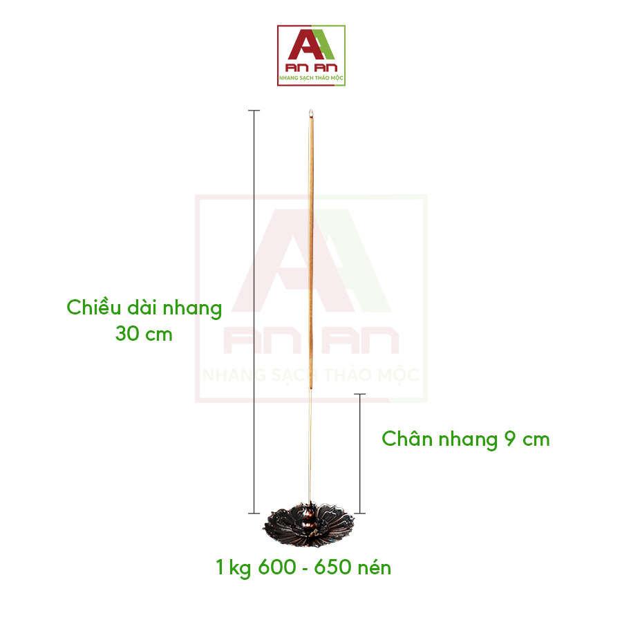 Nhang cân Bách thảo/Thuốc Bắc An An - Thơm ngọt sâu, thư giãn, thiền đình, an toàn