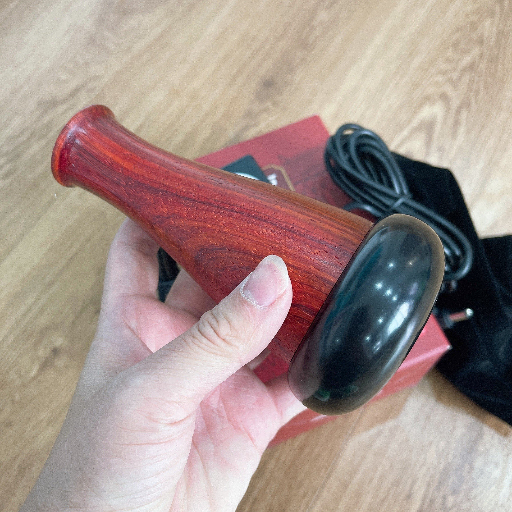 Máy Massage Đá Nóng, Cốc Đá Nóng Đả Thông Kinh Lạc Chỉnh Nhiệt Độ