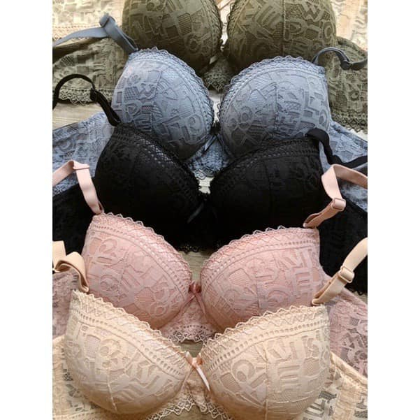 Áo ngực ren siêu dày 5.5cm không gọng siêu nâng ngực mút đệm tim hàng mẫu mới