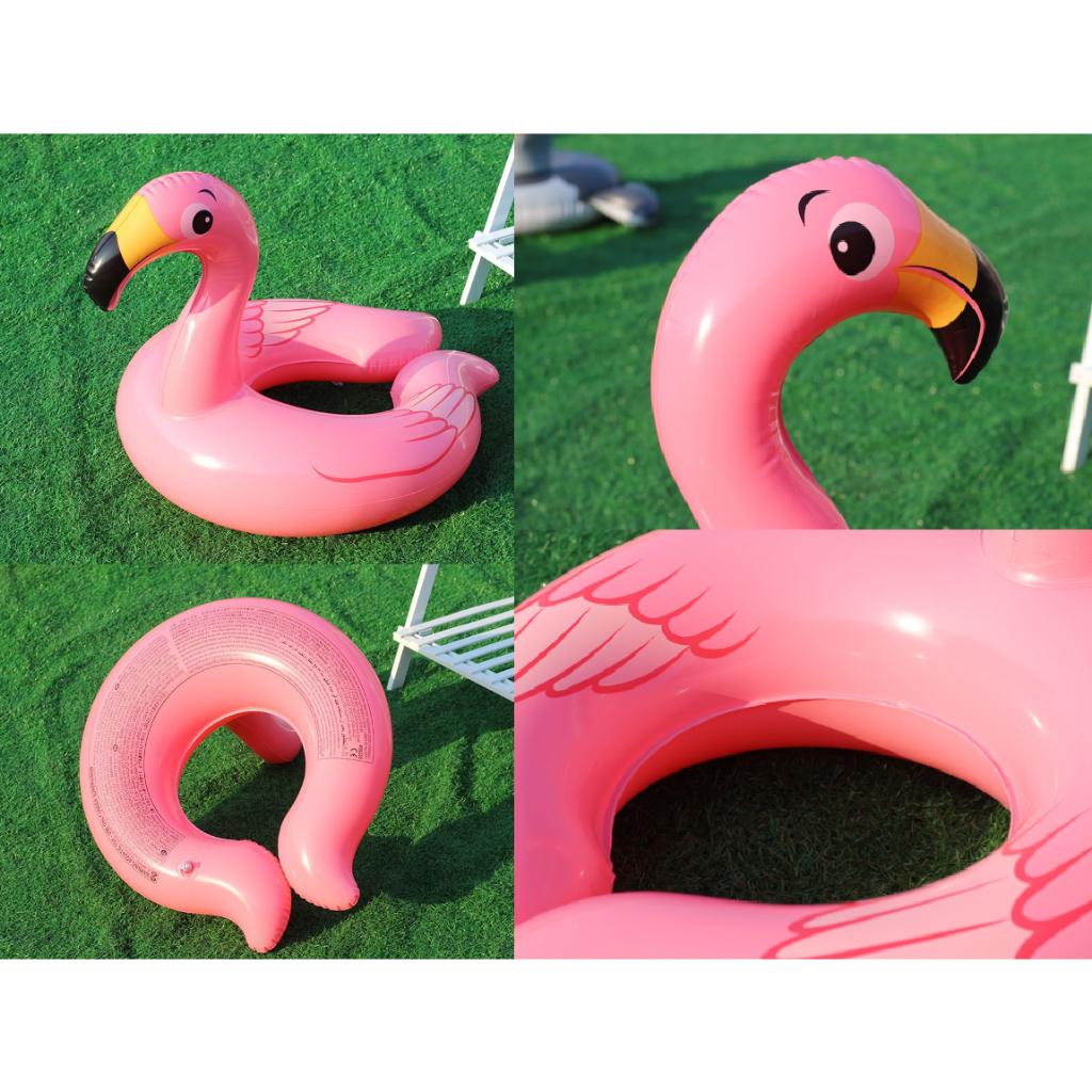 Phao Tắm Biển Cho Bé Giá Tốt - Phao Bơi Trẻ Em- Giá Rẻ Cao Cấp - Phao Tròn Hồng Hạc Vịt Vàng Bé Trai Bé Gái