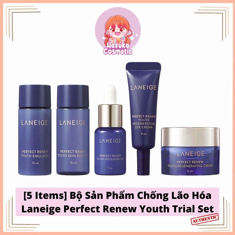 Bộ Sản Phẩm Chống Lão Hóa Laneige Perfect Renew Youth Trial Set