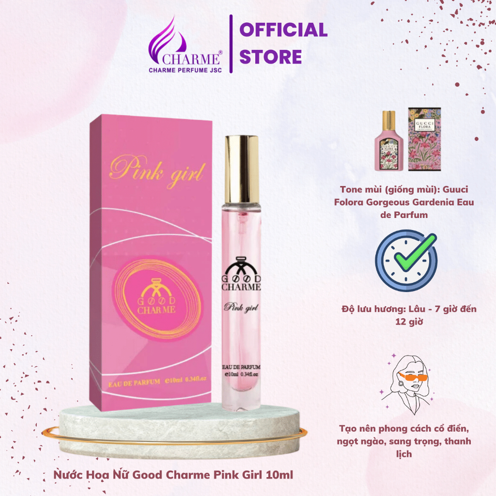 Nước Hoa Nữ GoodCharme Pink Girl 10ml