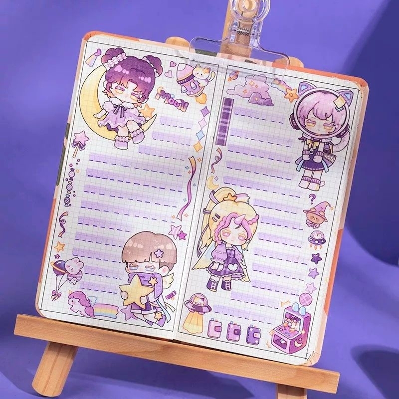 Chiết washi tape chibi dễ thương