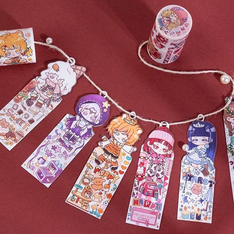 Chiết washi tape chibi dễ thương