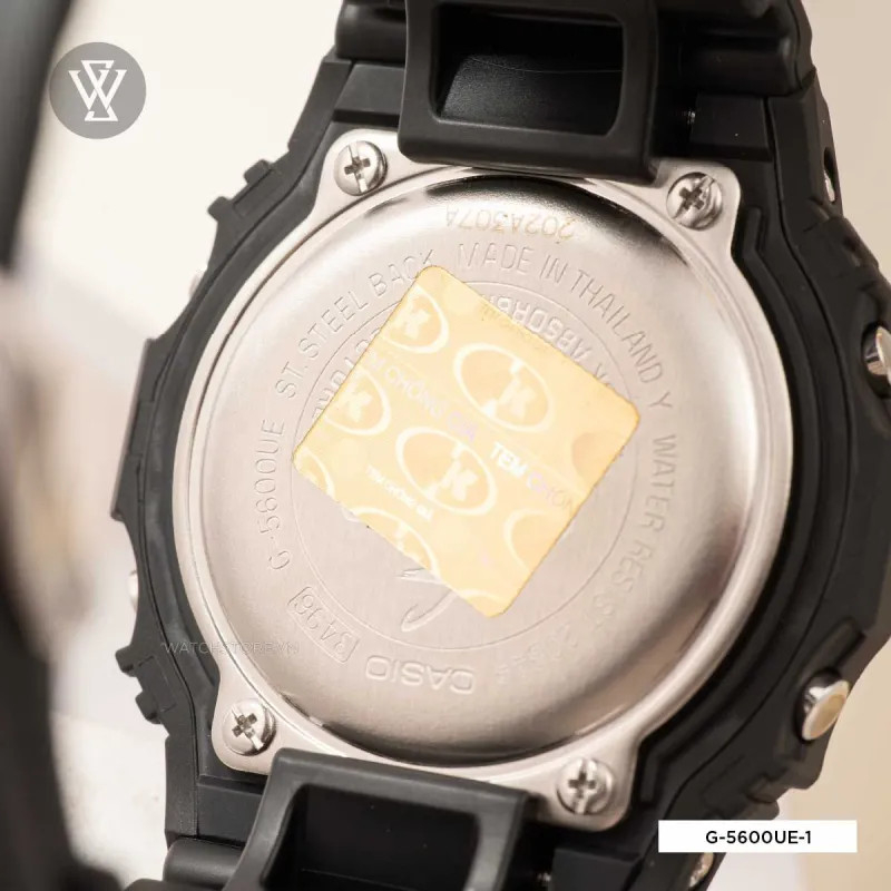 Đồng Hồ Điện Tử Nam Casio G-Shock WATCHSTORE G-5600UE-1DR Thiết Kế Mặt Kính Khoáng 43mm, Vỏ Carbon Và Dây Cao Su Bền