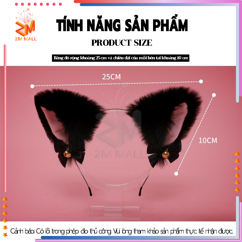 Cài tóc hình tai mèo cho nữ,Cài Tóc Tai Mèo Dễ Thương Phong Cách Hàn Quốc Thời Trang Cho Nữ Cài tóc,Vòng cổ phối ren tra
