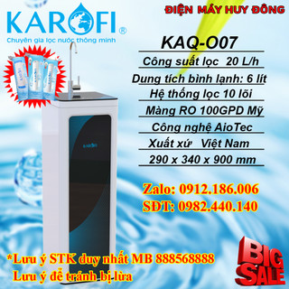 MÁY LỌC NƯỚC KAROFI KAQ-O07 10 LÕI - HÀNG CHÍNH HÃNG