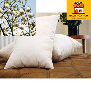 Ruột gối kích thước 40 x 60 bông gòn trái tự nhiên siêu êm cho giấc ngủ thoải mái