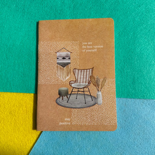 Combo 05 sổ tay ghim TEE-VM (kẻ ngang, caro, chấm dot, weekly, daily) - Blueangel