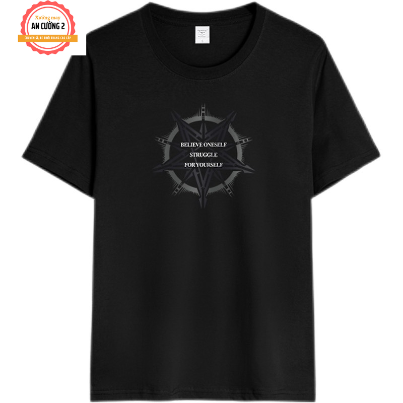 Áo thun nam, áo phông nam tay ngắn cổ tròn chất cotton, dày dặn thoáng mát  ATC08 - Xưởng may An Cường 2