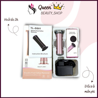 Combo Máy Chà Gót Chân + Kem Mềm Da Gót Xina 200ml | Máy Mài Gót Chân Cho Tiệm Nails, Spa, Cá Nhân