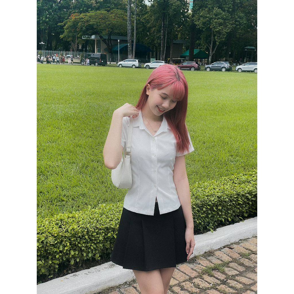 DALLA Áo sơ mi phom ôm basic