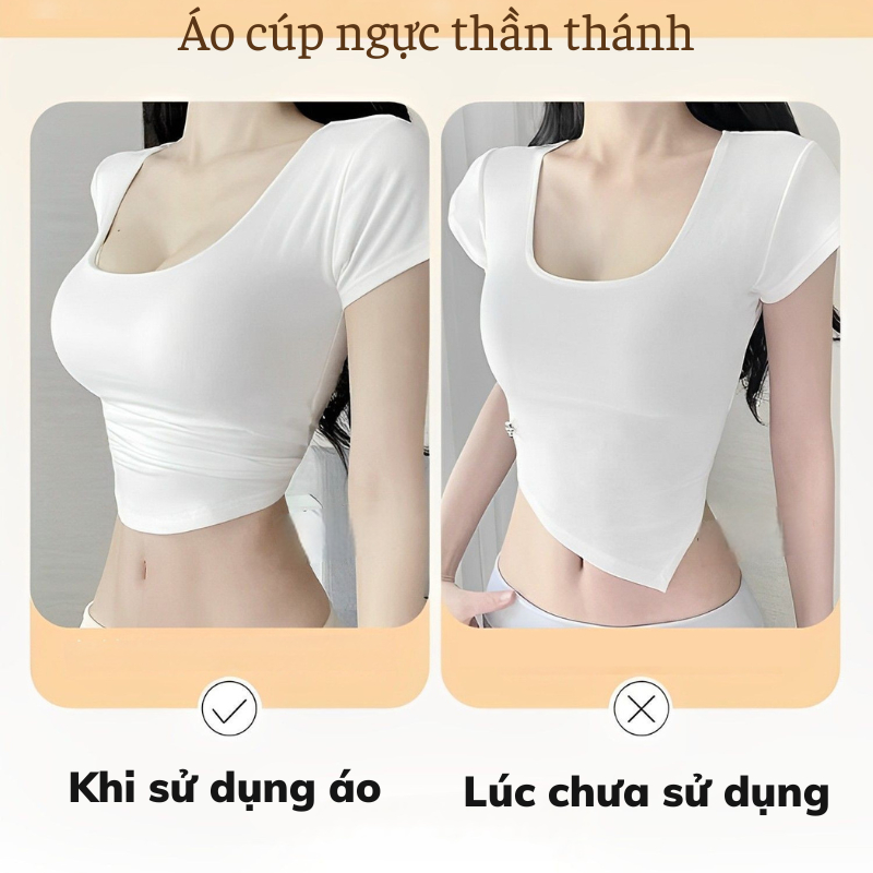Áo ngực quây nâng ngực chống tuột 3D Chichi Bra bản lưng to gơm ngực tạo khe - 1184