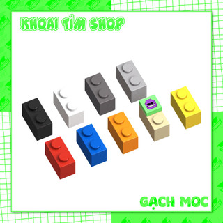 COMBO 10 Part Gạch 1x2 - Phụ Kiện Gạch MOC Tương Thích 3004