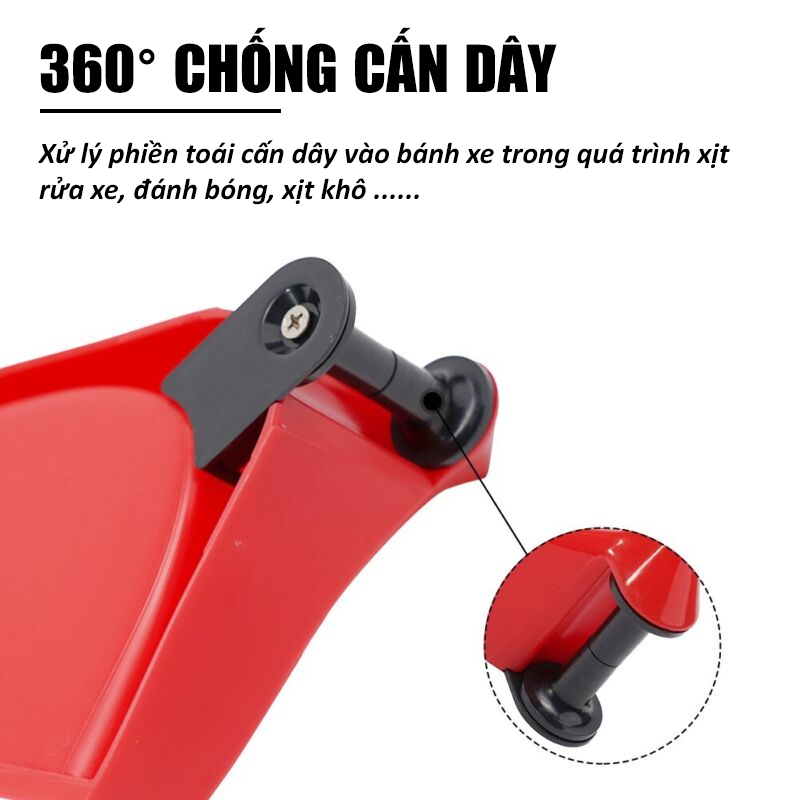 Miếng đệm chống kẹt dây cao áp rửa xe RX14 So Easy con lăn rửa xe ngăn kẹt dây xịt khô đánh bóng chống gẫy gập