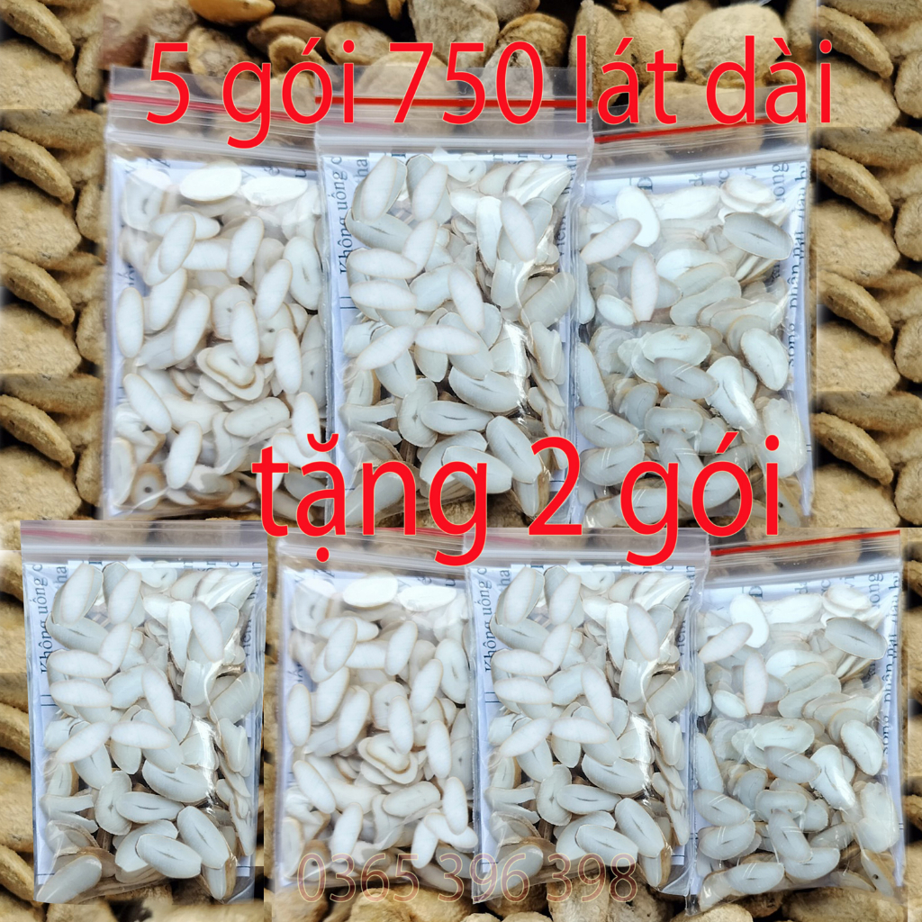 Hạt sành hạt sang dạ dày  hạt già ruột trắng 5 gói 750 lát cắt  sẵn ,dùng 5 tháng tặng 2 gói