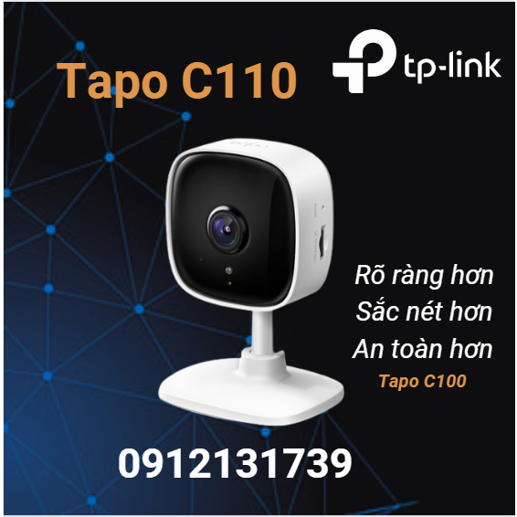 Camera WiFi Thông Minh TP-Link Tapo C100 An Ninh Cho Gia Đình