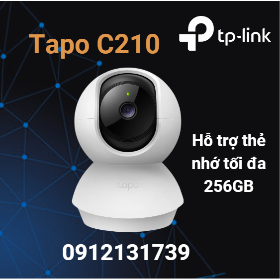 Camera Wifi TP-Link Tapo C200 / C210 Full HD 1080P 360 độ Giám Sát An Ninh