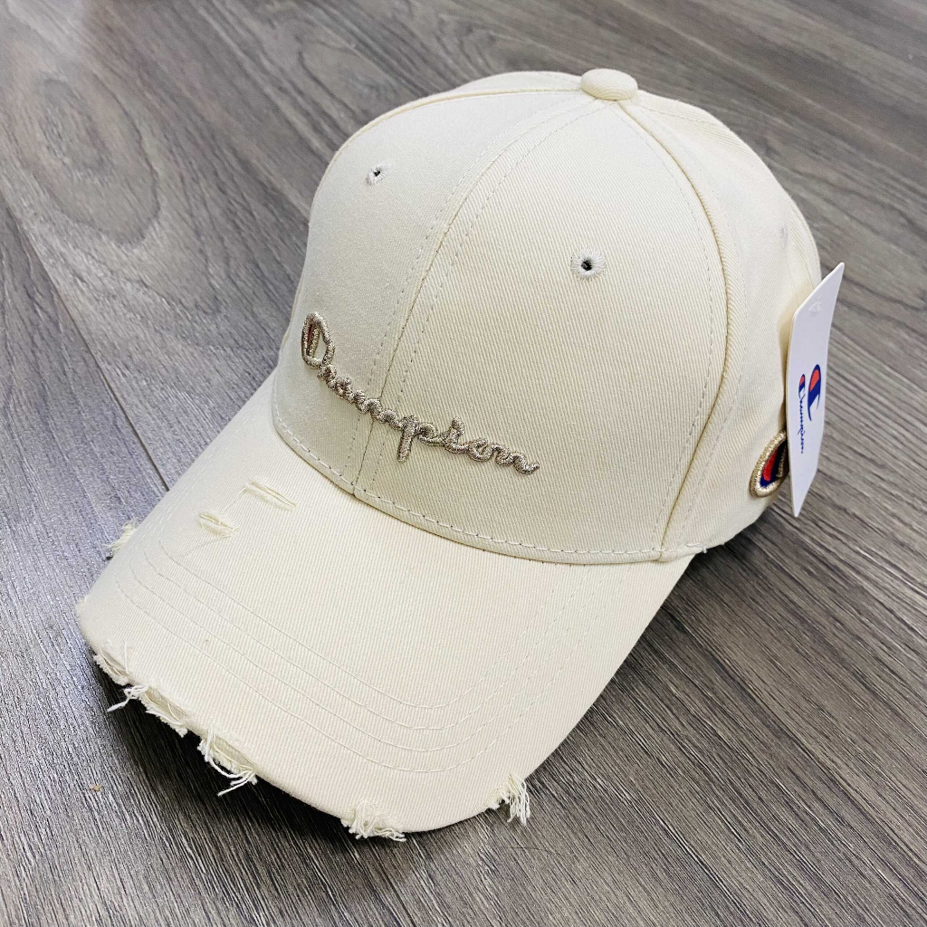 Mũ lưỡi trai nam, nón kết nữ Championn phong cách rách cá tính