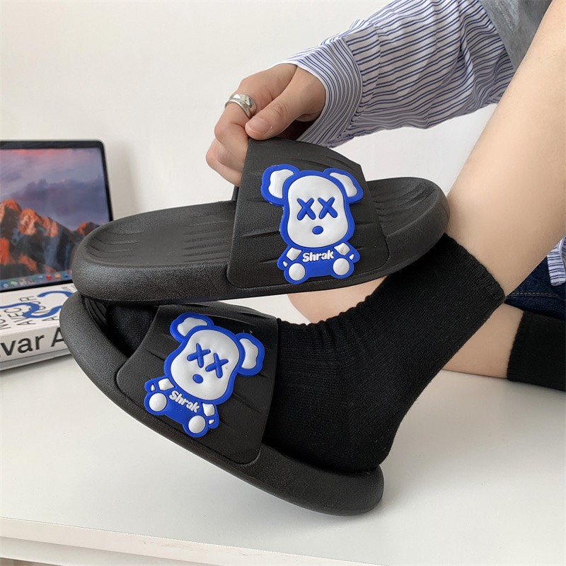 Giày sandal nữ chiến binh đế 5 cm chất da sần mêm kiểu dáng Hàn 2 màu đen/trắng kem