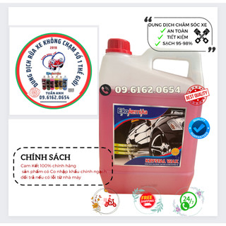 Nước làm bóng siêu đậm đặc krystal wax - 5l
