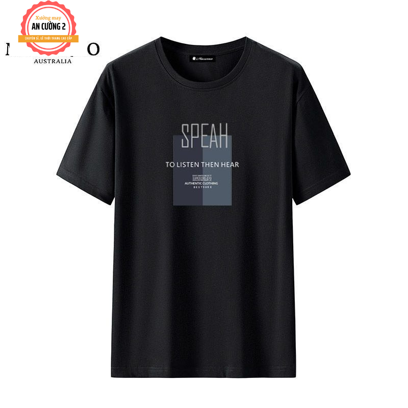 Áo thun nam, áo phông nam tay ngắn cổ tròn chất cotton, dày dặn thoáng mát  ATC10 - Xưởng may An Cường 2