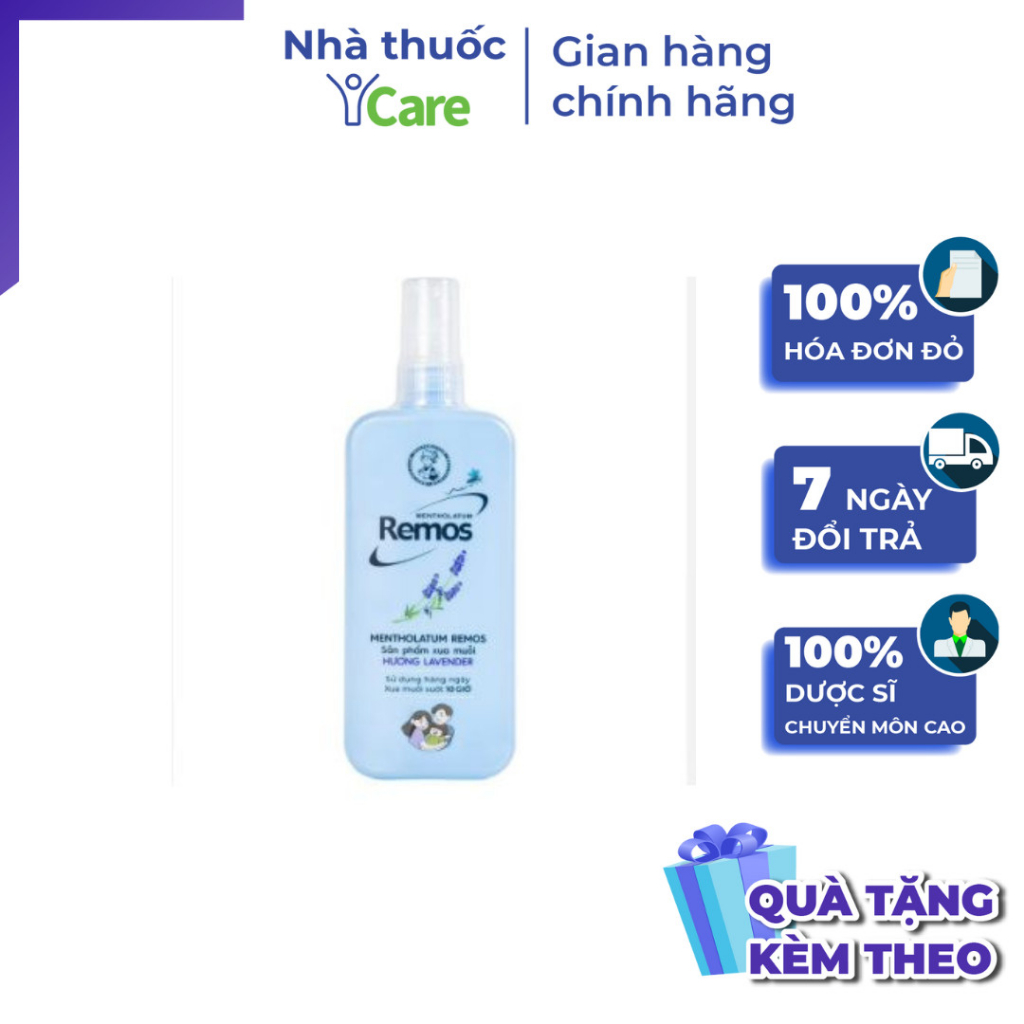 [QUÀ TẶNG] Xịt chống muỗi, côn trùng đốt Remos