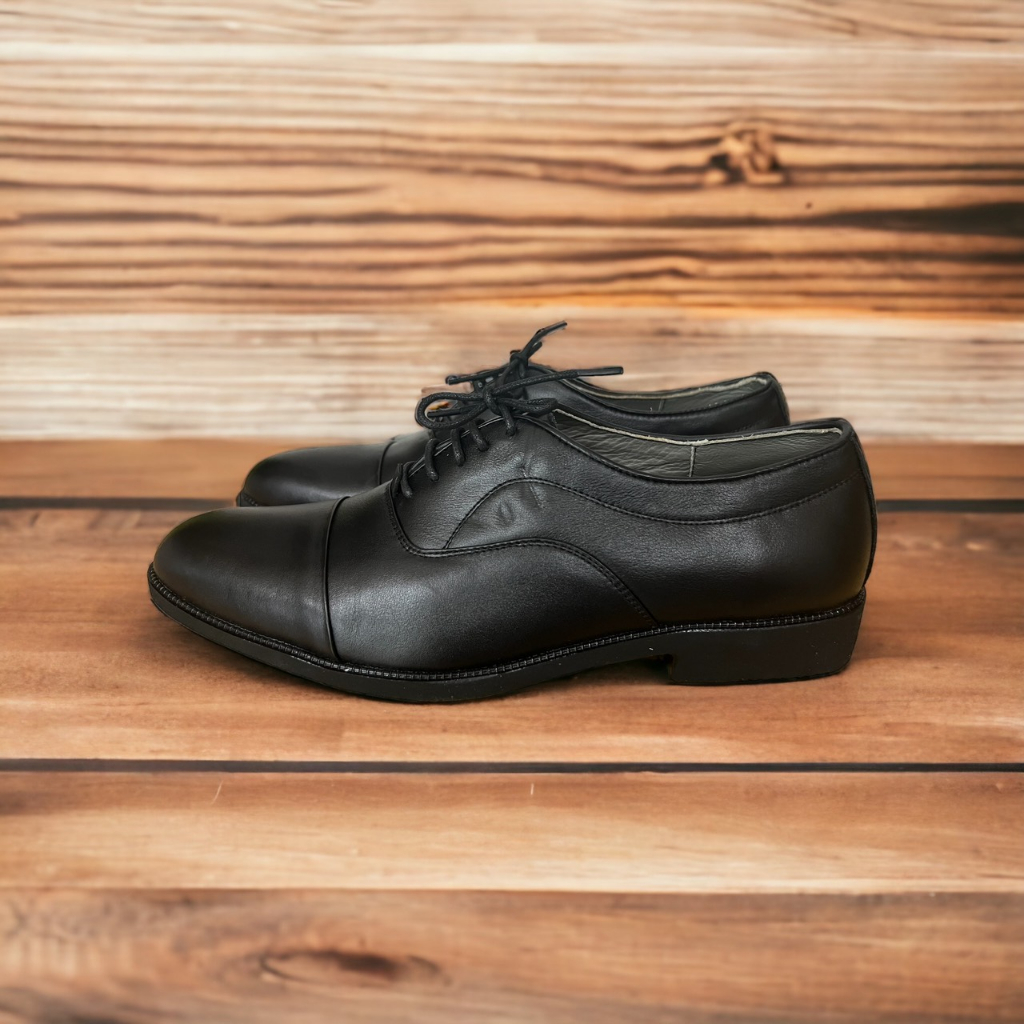 Giày Da Nam OXFORD Da Bò Thật, Lót Giày Thoáng Khí, Phong Cách CLASSIC Công Sở
