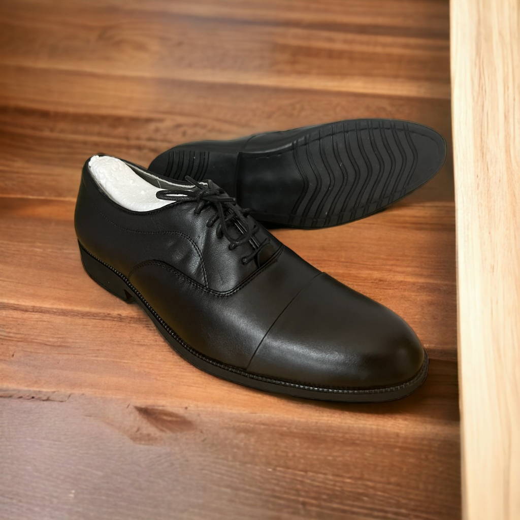 Giày Da Nam OXFORD Da Bò Thật, Lót Giày Thoáng Khí, Phong Cách CLASSIC Công Sở