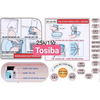 bộ tem HDSD máy giặt nội địa (tôshiba,pana,hitachi)