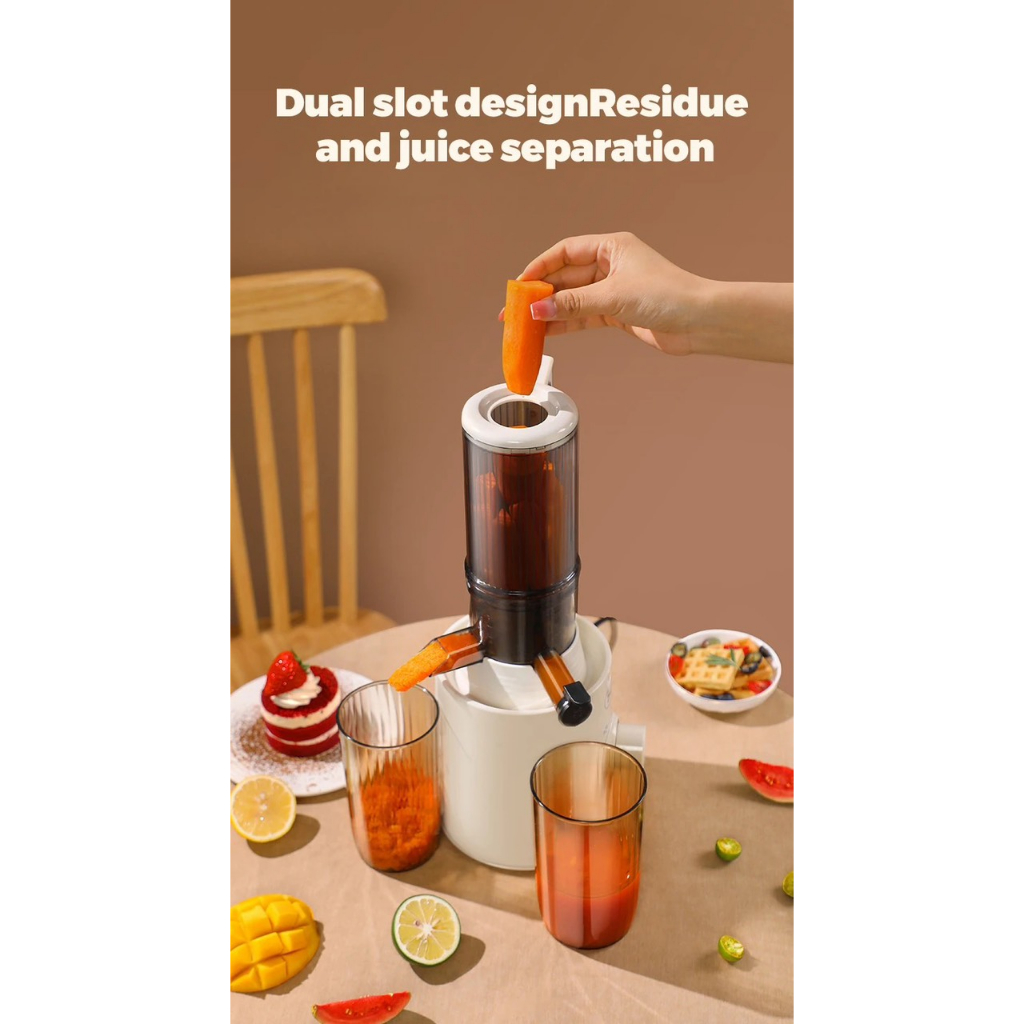 Máy Ép Chậm Đa Năng MegaHouse MG-589F - Máy Ép Trái Cây - Làm Kem - Ép Kiệt Bã - Giữ Nguyên Chất Dinh Dưỡng BH 24 Tháng.