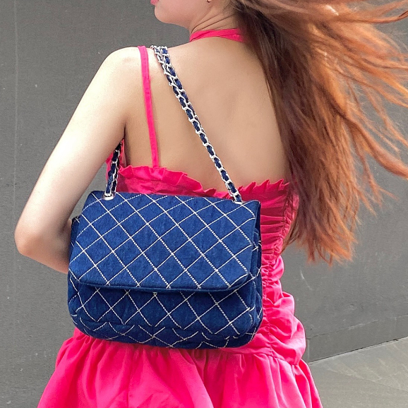 Túi Vuông Jori dây xích đeo vai và đeo chéo thanh lịch